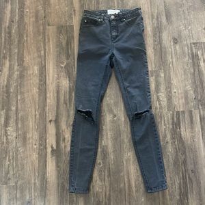 NA-KD x Zorannah Black ripped jeans